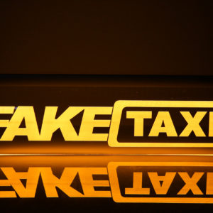 LED tabuľa s ovládačom FakeTAXI