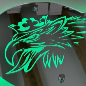 Truck zrkadlo nad posteľ LED